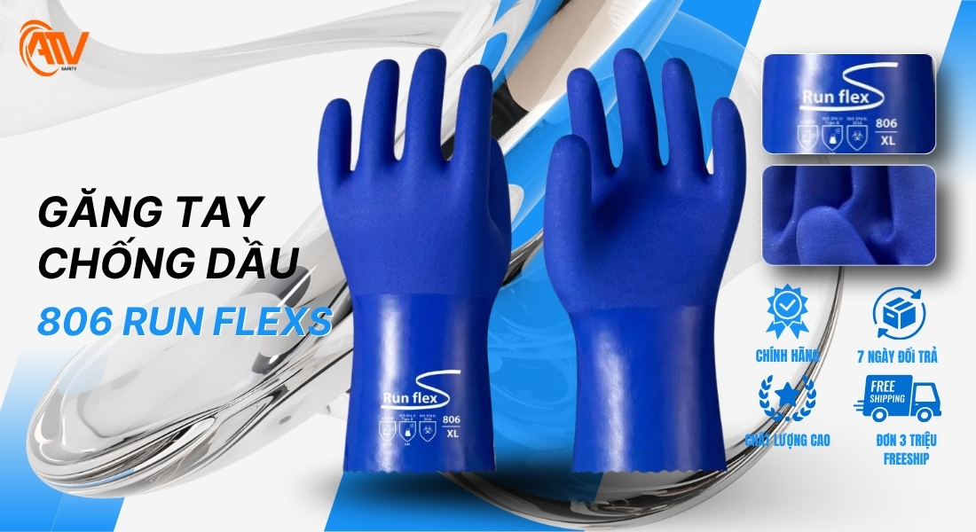Găng tay chống dầu runflex 806