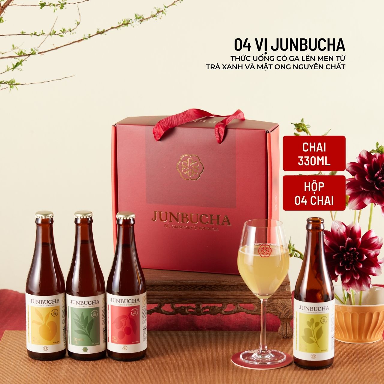 Hộp quà tặng 04 chai