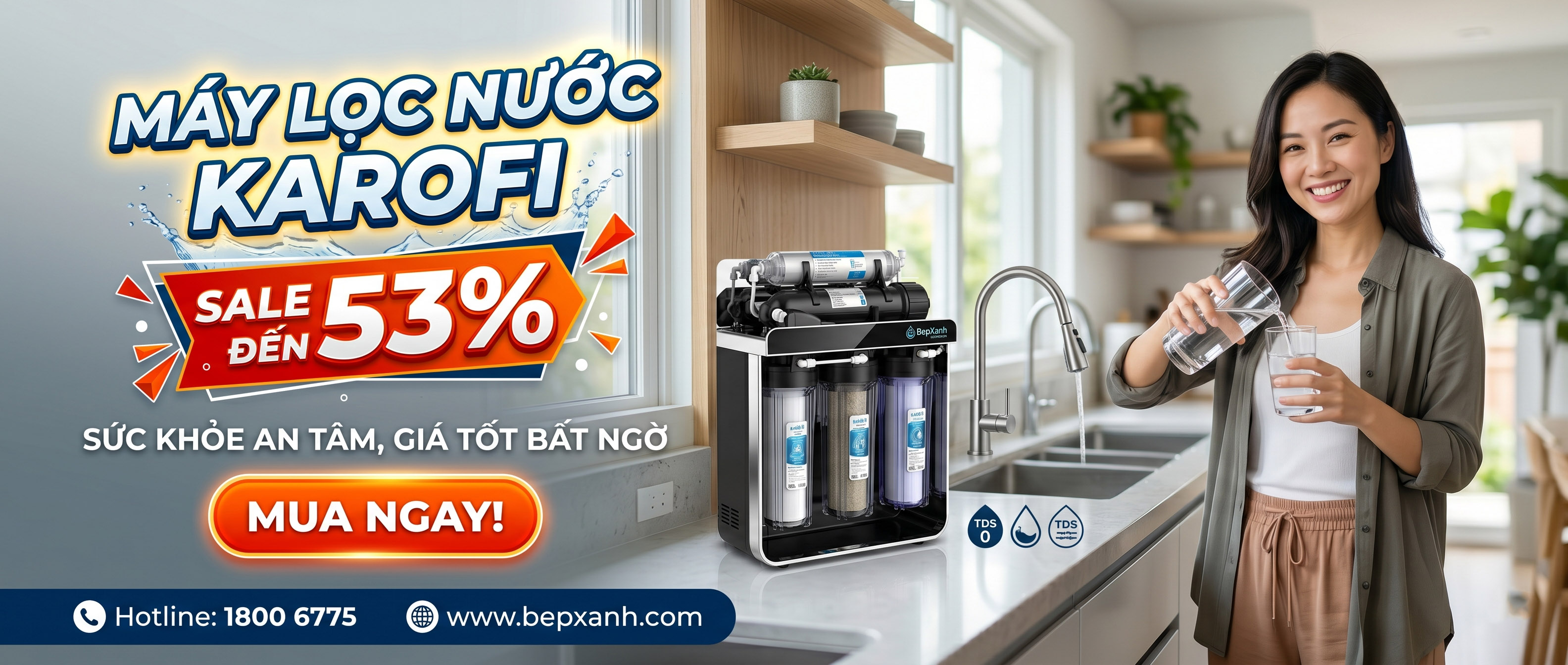 Máy lọc nước Karofi