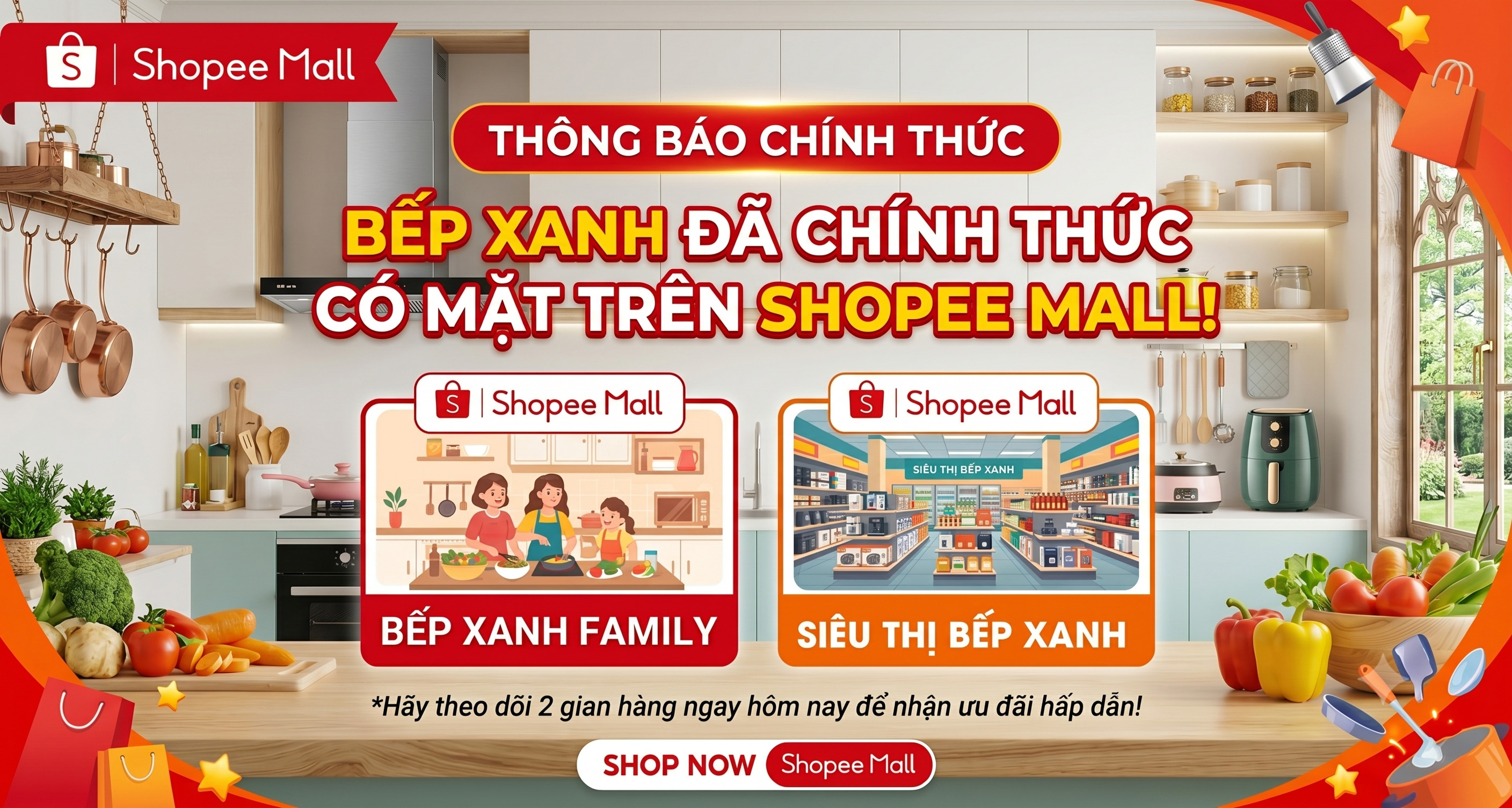 Shopee Mall chính thức Bật tung Voucher hot
