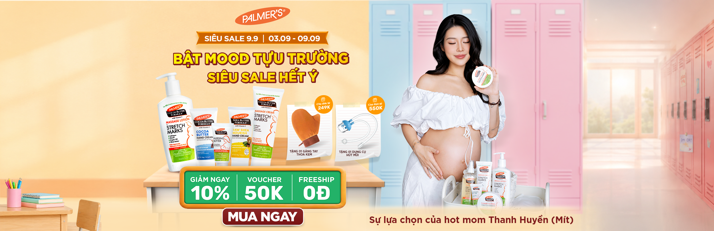 Tìm hiểu bộ sản phẩm ngừa rạn Palmer's