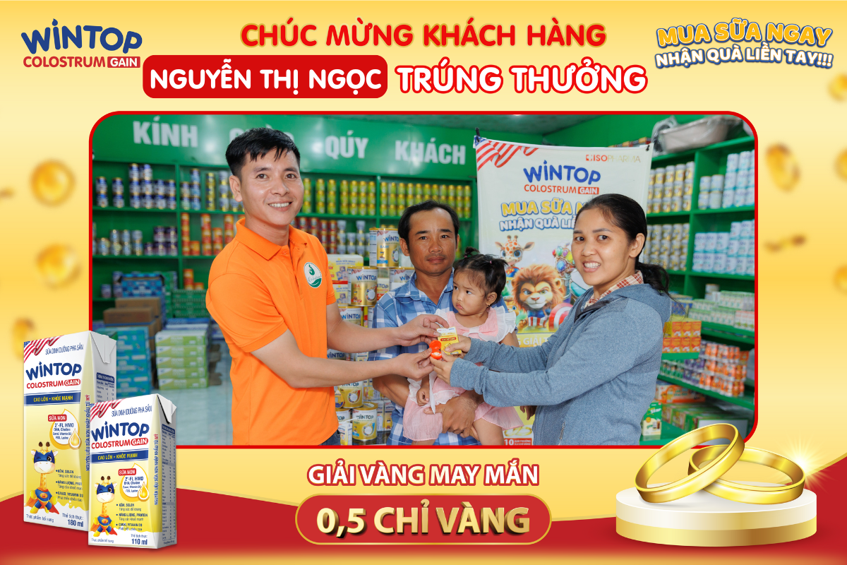 KHÁCH HÀNG TRÚNG VÀNG CHƯƠNG TRÌNH 