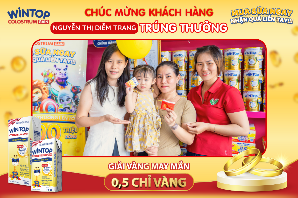 KHÁCH HÀNG TRÚNG VÀNG CHƯƠNG TRÌNH 