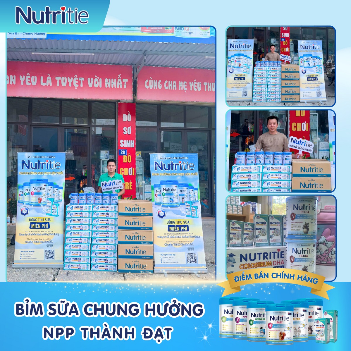BỈM SỮA CHUNG HƯỞNG - SHOP PHÂN PHỐI NUTRITIE CHÍNH HÃNG TẠI VÂN HÀ, BẮC NINH