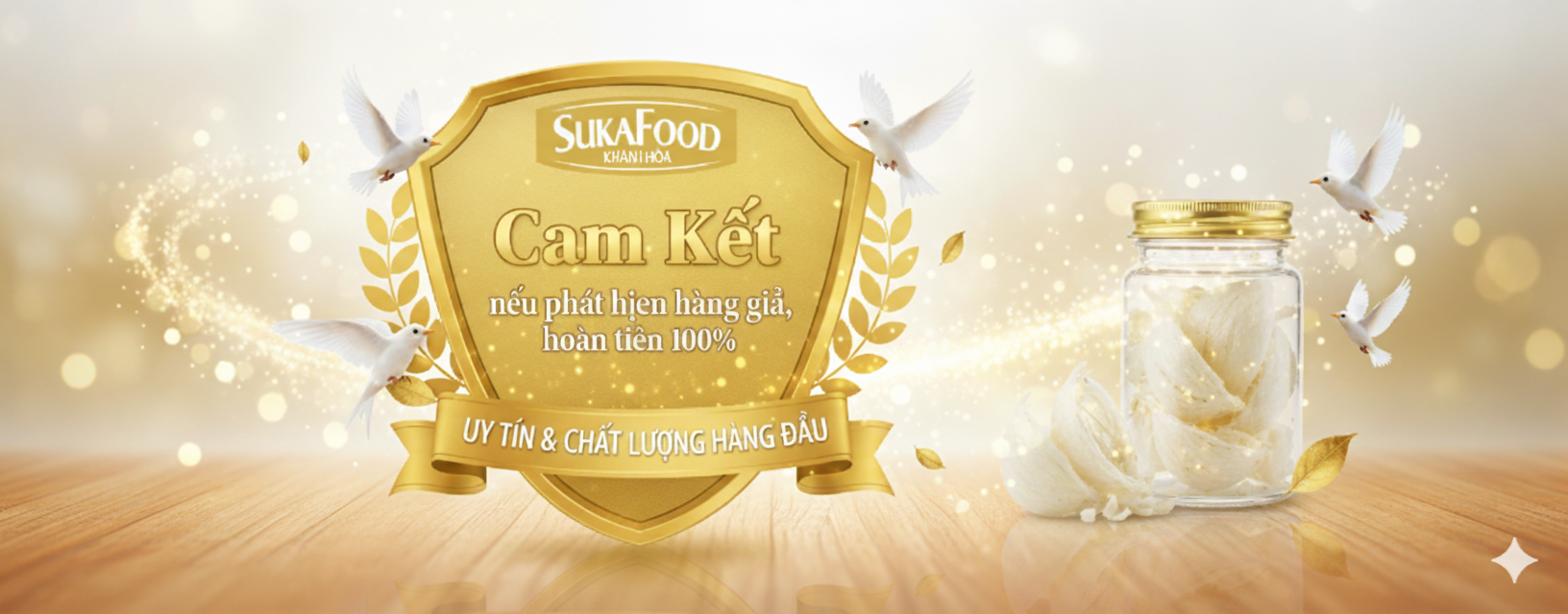 Cam Kết Đúng Hàm Lượng Yến Niêm Yết Trên Bao Bì 