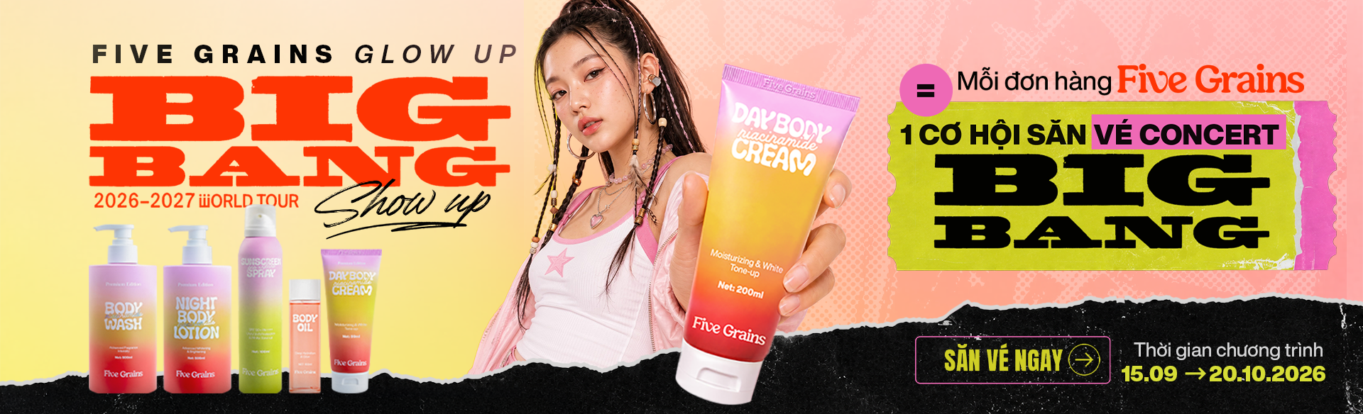 FIVE GRAINS BIGBANG SHOW UP