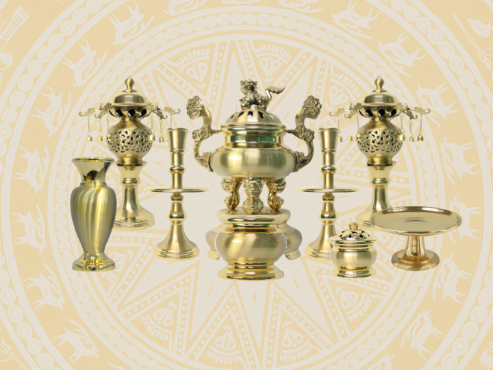 Bộ Thờ Cúng Bóng Mờ 