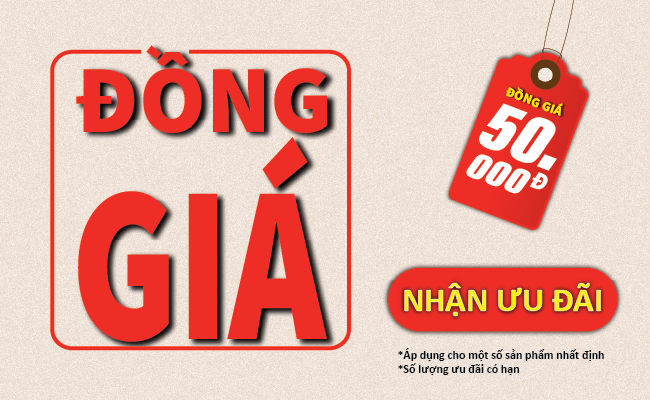 Ưu đãi đồng giá 50k