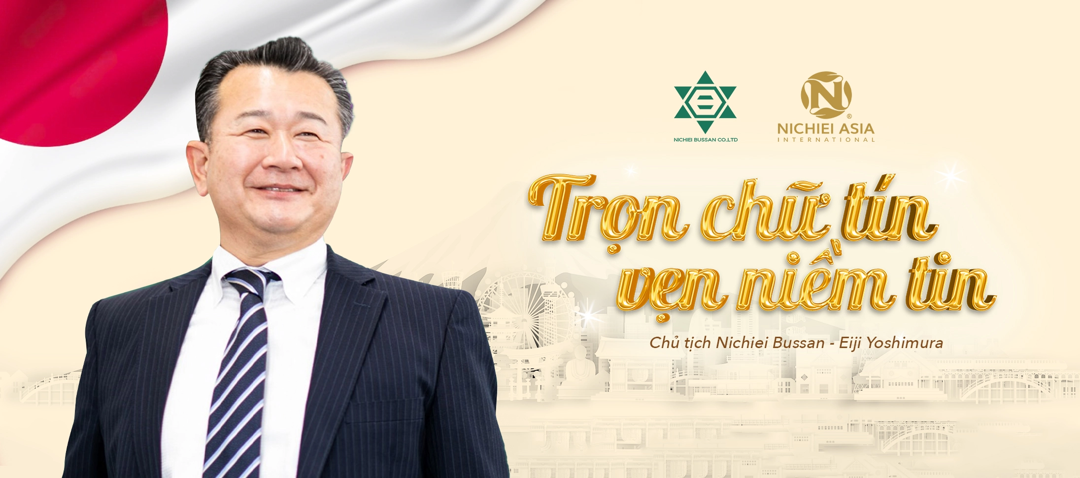 Chủ tịch tập đoàn Nichiei Bussan - Eiji Yoshimura