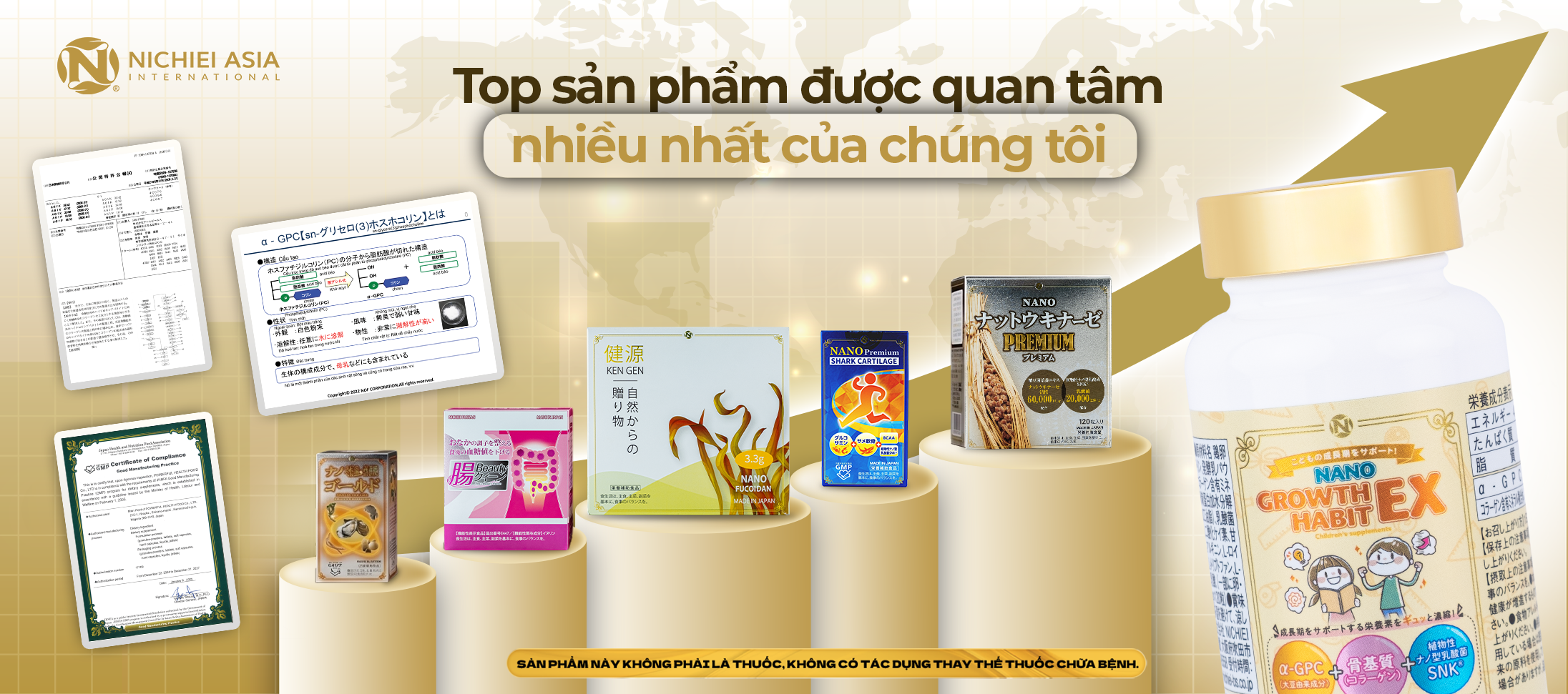 Top các sản phẩm được quan tâm nhiều nhất tại Nichiei Asia