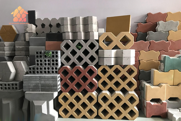 GẠCH BLOCK TỰ CHÈN, TERRAZZO – BETÔNG MÀU