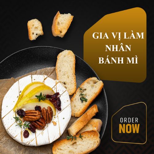 Gia vị làm nhân bánh mì