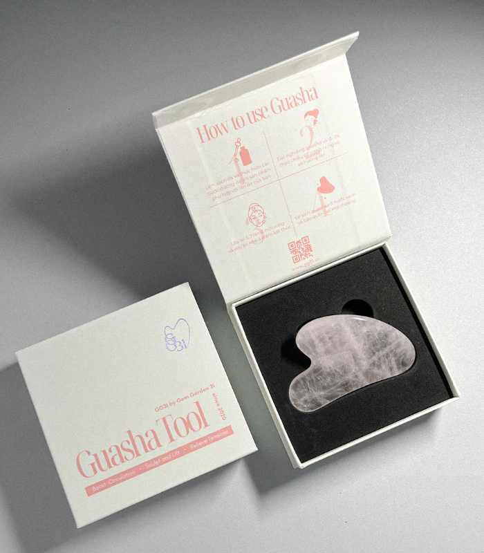 Guasha Thạch Anh Hồng