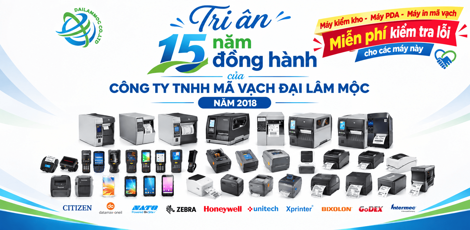 Khuyến mãi 15 năm kỷ niệm thành lập