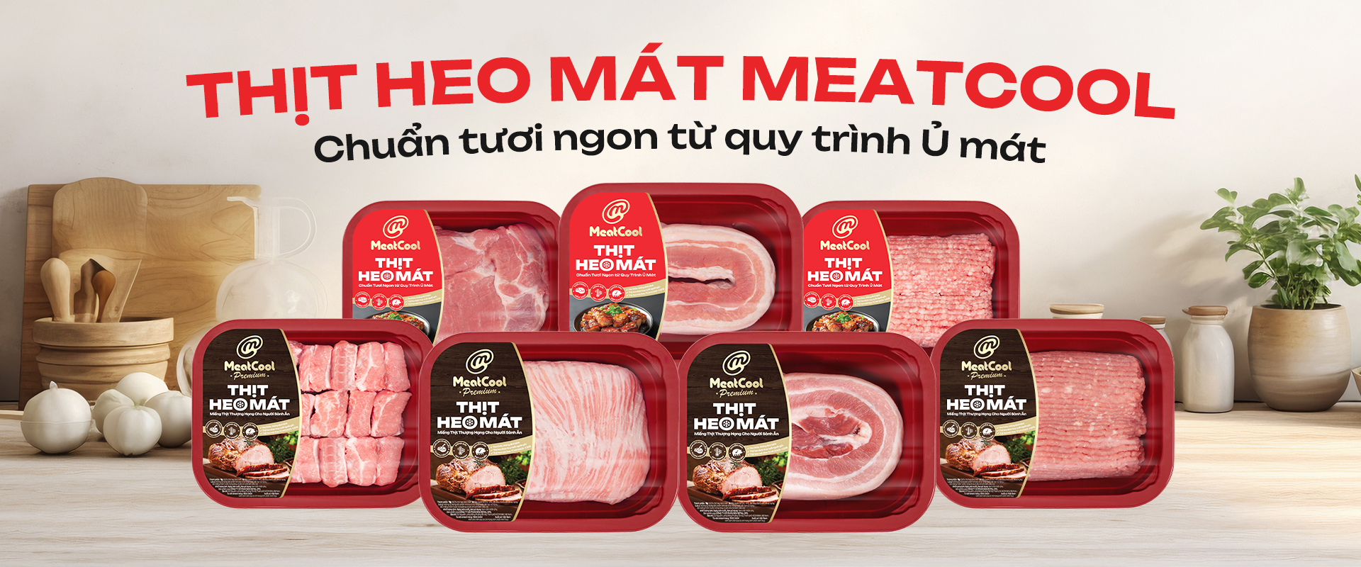 Sản phẩm thịt heo mát MeatCool