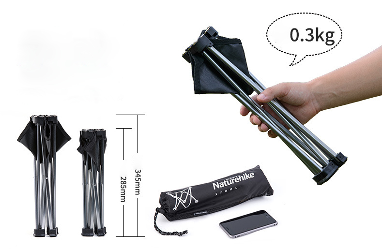 989-ghế gấp inox NatureHike NH15D012-B-5