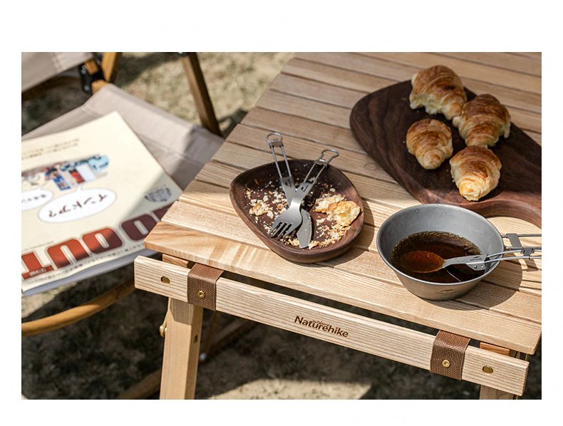 Bàn gỗ gấp gọn đi dã ngoại NatureHike NH19JJ087