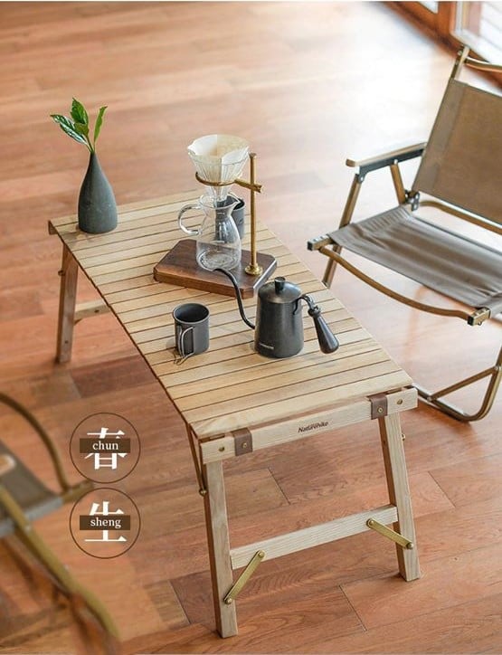 Bàn gỗ gấp gọn đi dã ngoại NatureHike NH19JJ087
