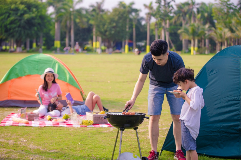 các địa điểm cắm trại gần hà nội