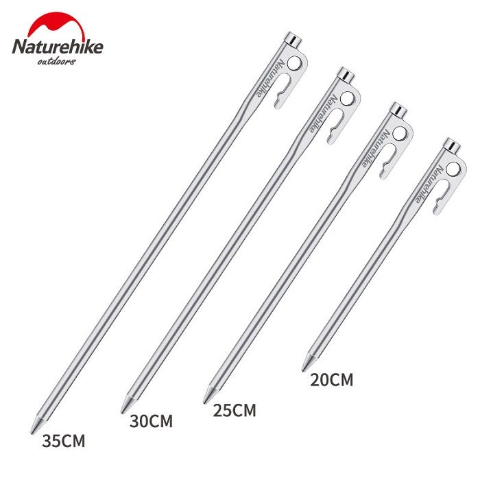 Cọc dựng lều cắm trại chính hãng NatureHike NH19PJ014 30cm