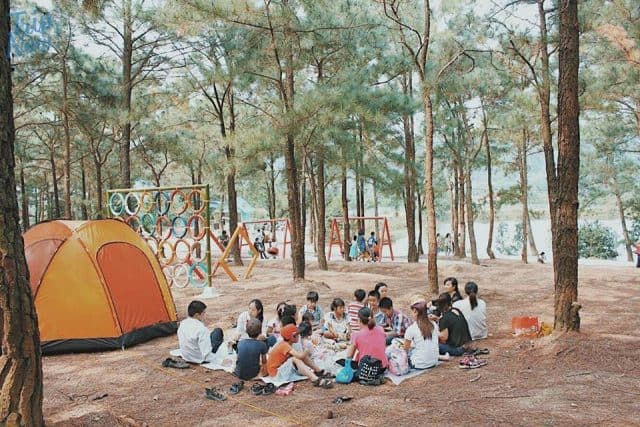 các địa điểm cắm trại gần hà nội