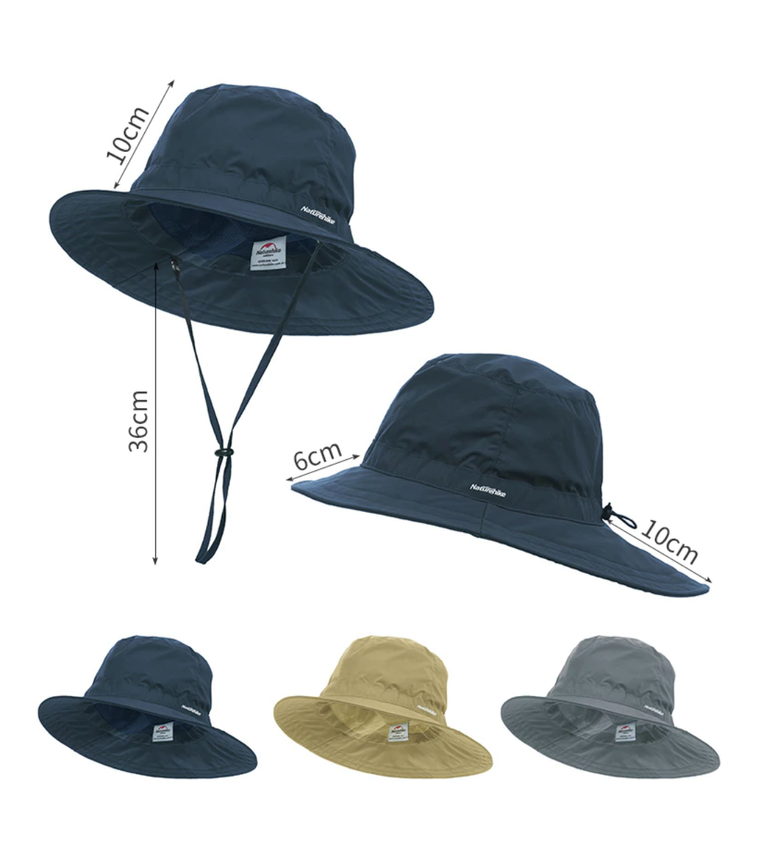 mũ rộng vành đi biển NatureHike NH17M005-A-11