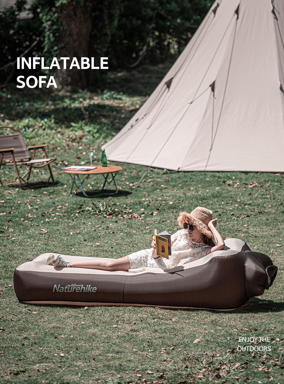 Công dụng của ghế sofa bơm hơi NatureHike NH20FCD05 đa năng