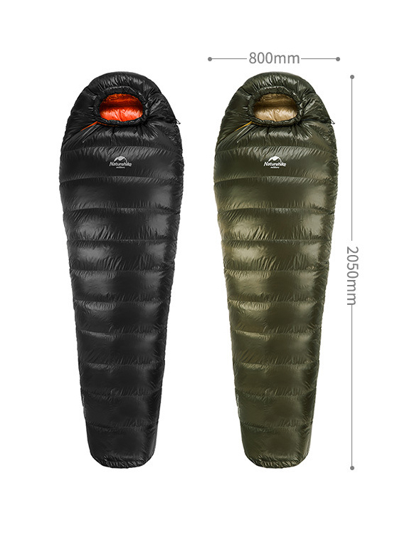 túi ngủ naturehike lông vũ NH15D800-K-9