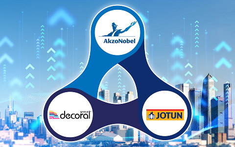 Nhôm PMA kết hợp cùng các tập đoàn: AkzoNobel – Jotun -  Decoral 
