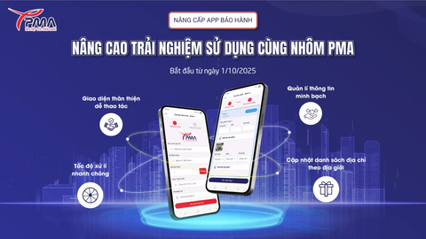 NÂNG CẤP ỨNG DỤNG BẢO HÀNH – NÂNG CAO TRẢI NGHIỆM KHÁCH HÀNG CÙNG NHÔM PMA
