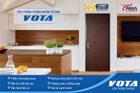 Cấu tạo – Đặc điểm cửa thông phòng nhôm tấm tổ ong VOTA