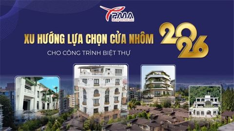 TOP các mẫu cửa nhôm kính đẹp cho nhà phố 2026 | Xu hướng mới nhất