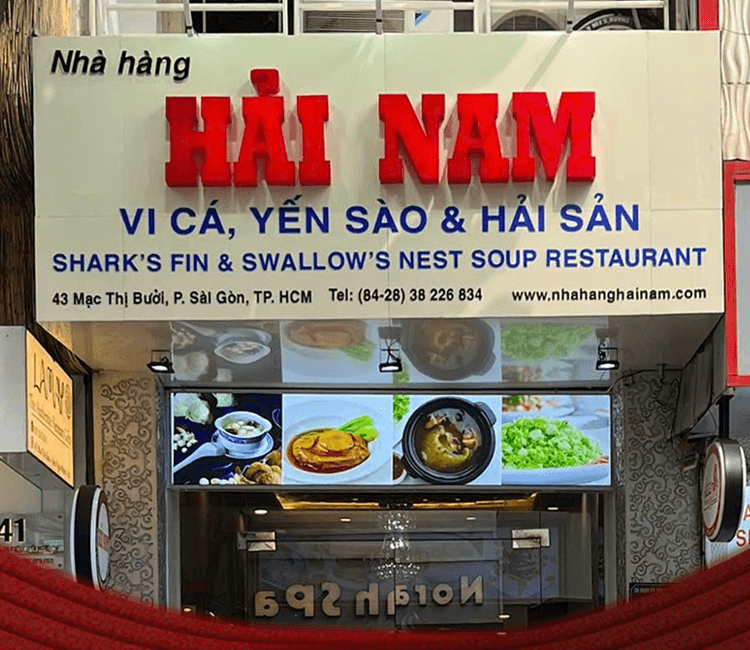 Hải Nam -  Nhà hàng Yến Sào & Vi Cá đầu tiên tại Sài Gòn, ra đời từ năm 2002