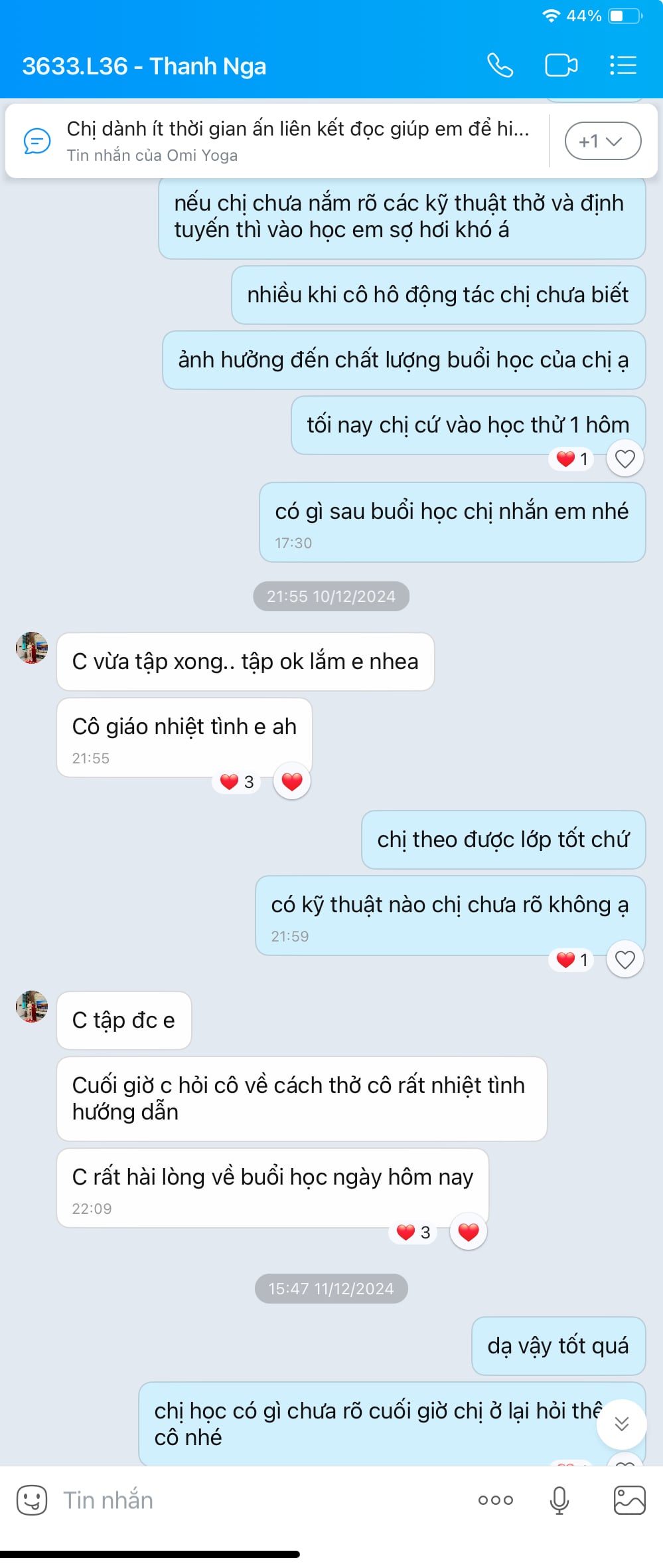 Chị Thanh Nga