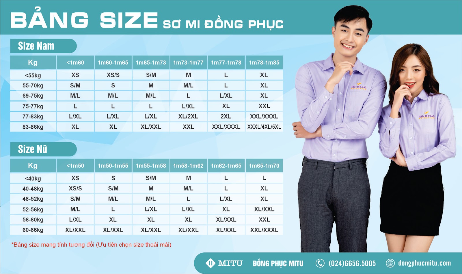 Áo sơ mi may/thêu theo yêu cầu
