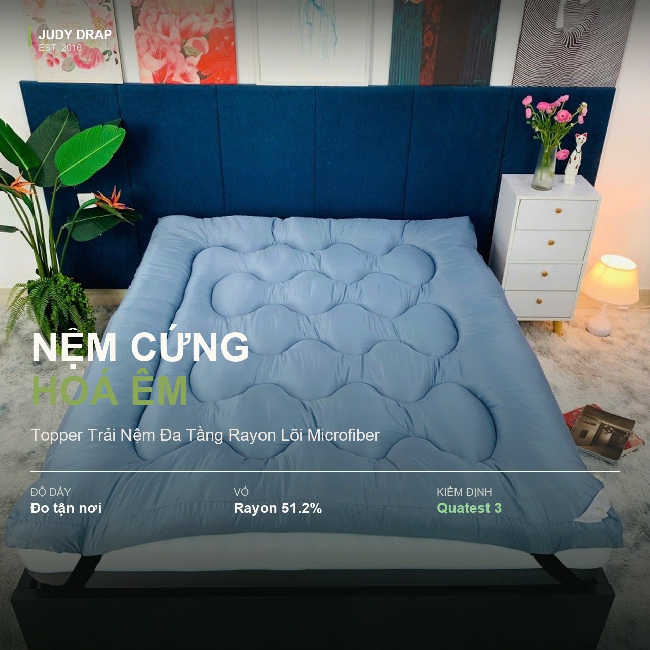 TOPPER ĐA TẦNG RAYON