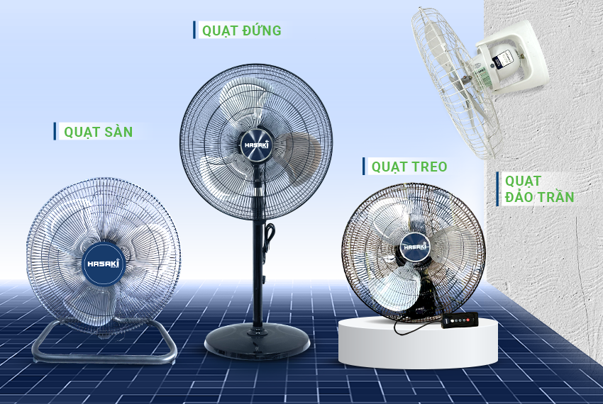 Hệ Thống Quạt Bán Công Nghiệp