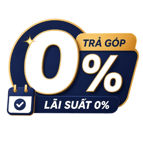Trả góp 12 tháng (Lãi suất 0%) cho đơn hàng có hóa đơn trên 3.000.000 vnđ