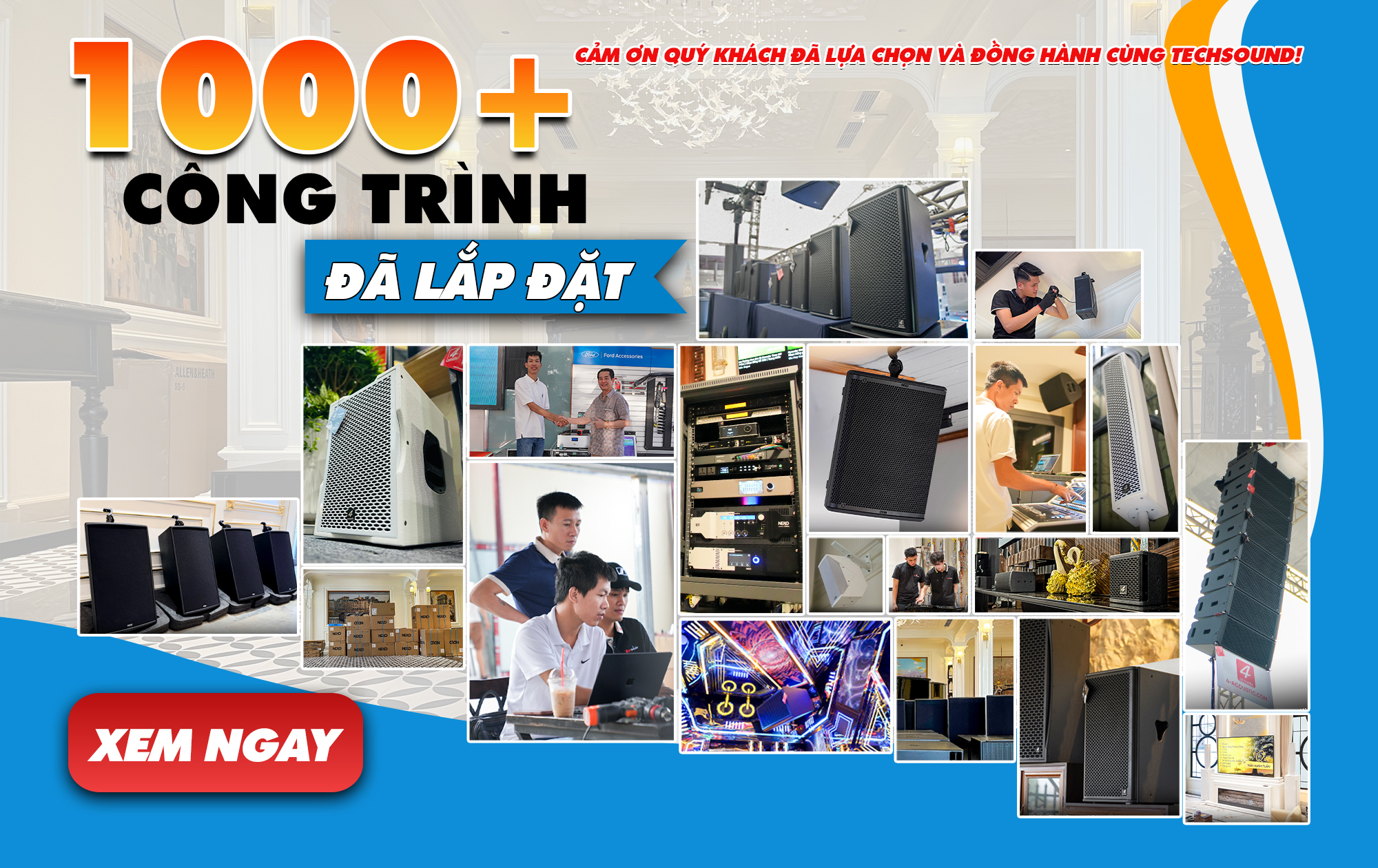 Dự án công trình Tech Sound Vinh - Nghệ An