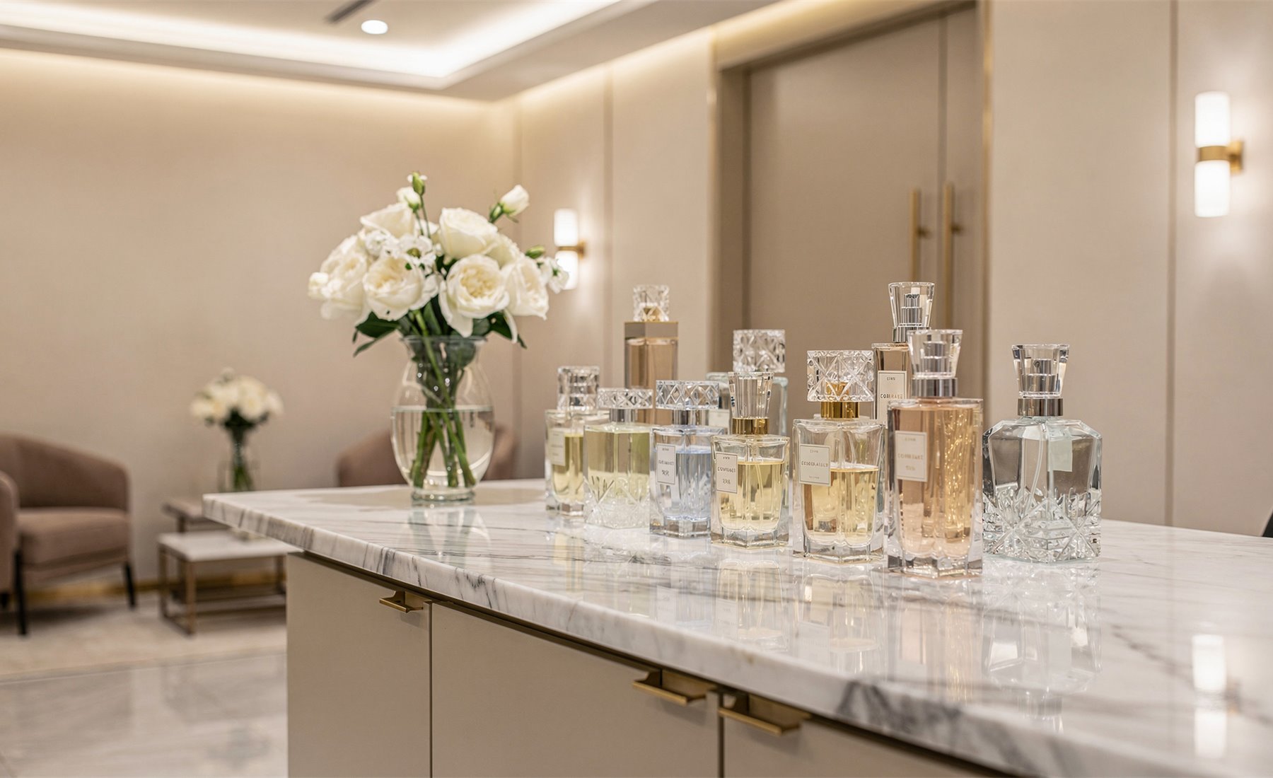 Chi tiết mỹ phẩm và spa tinh tế