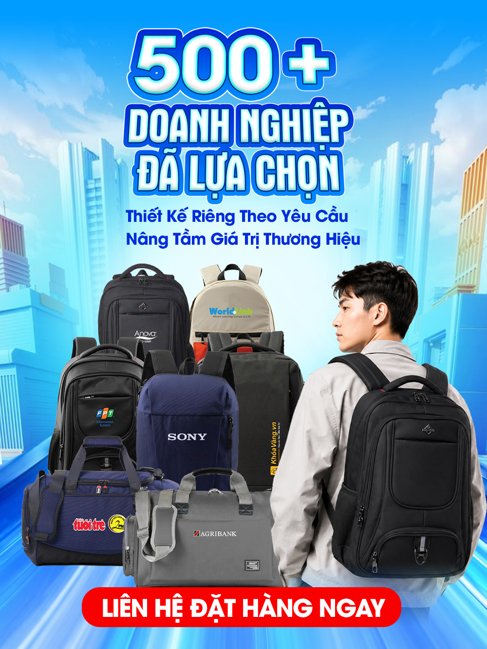 Sản xuất balo doanh nghiệp