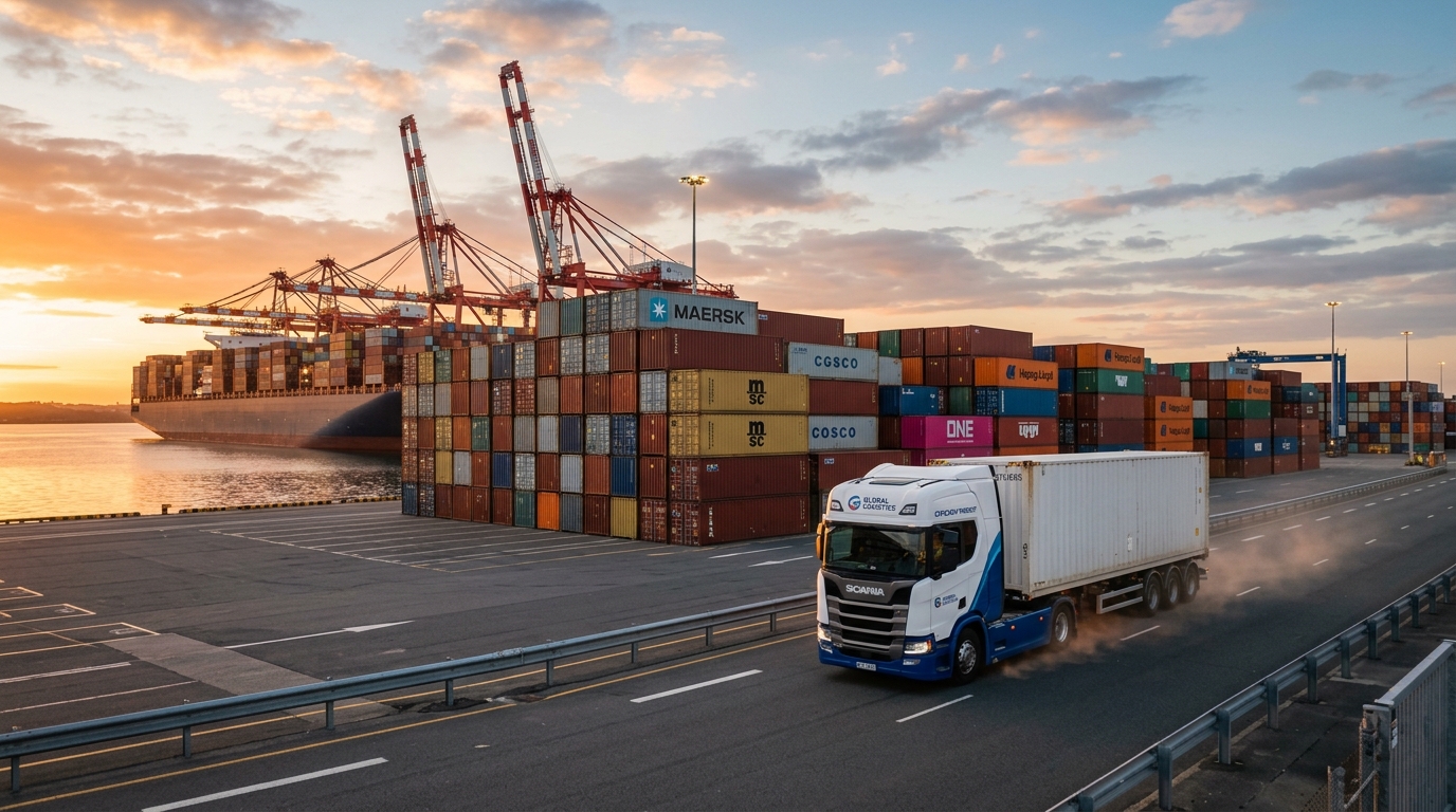 Bãi container xuất khẩu - công cụ tính CBM xếp hàng vào container