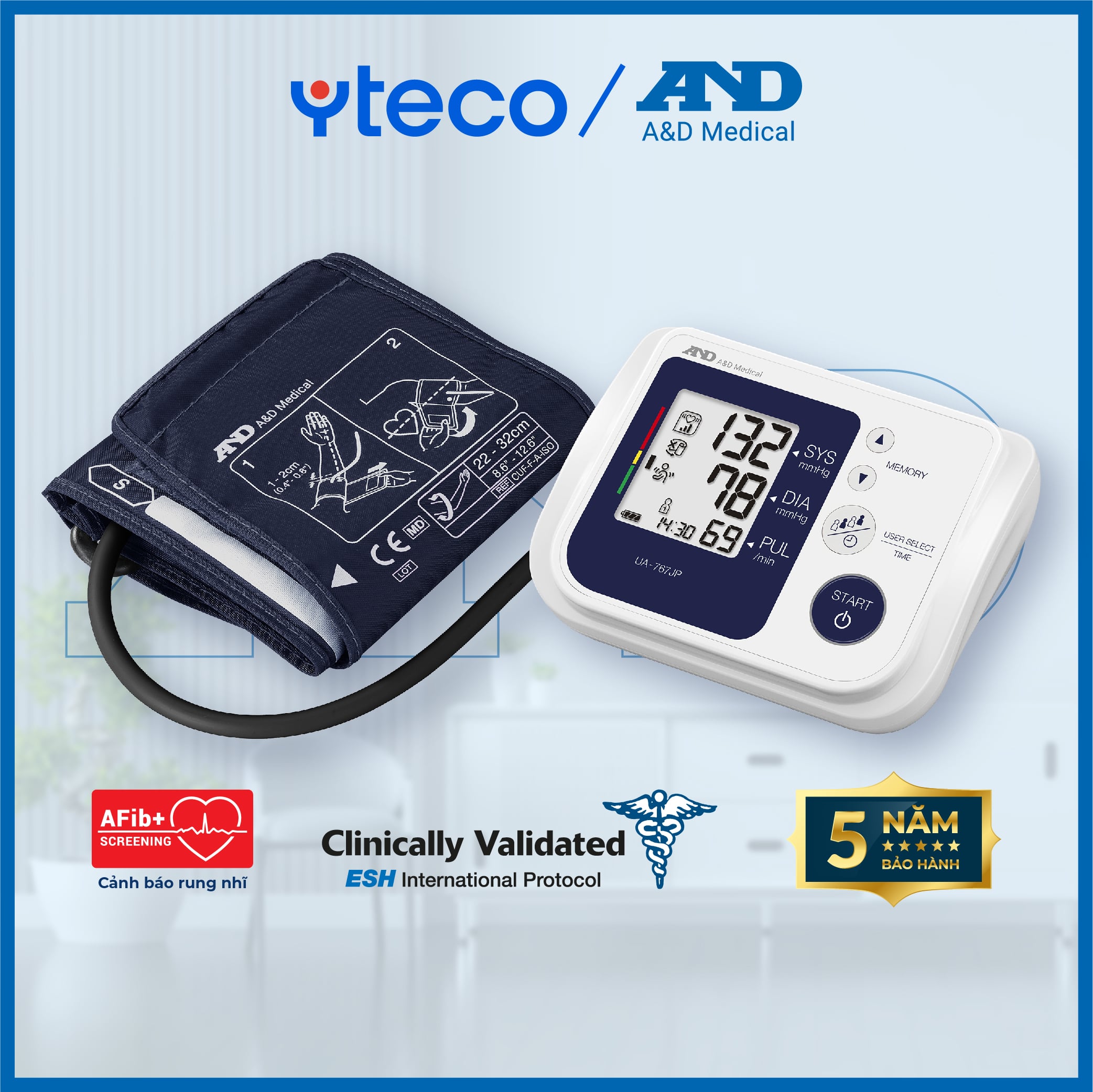 Thang đo huyết áp chuẩn WHO
