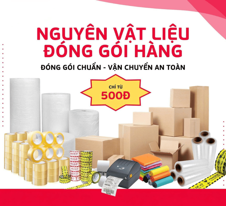 Nguyên vật liệu đóng gói hàng