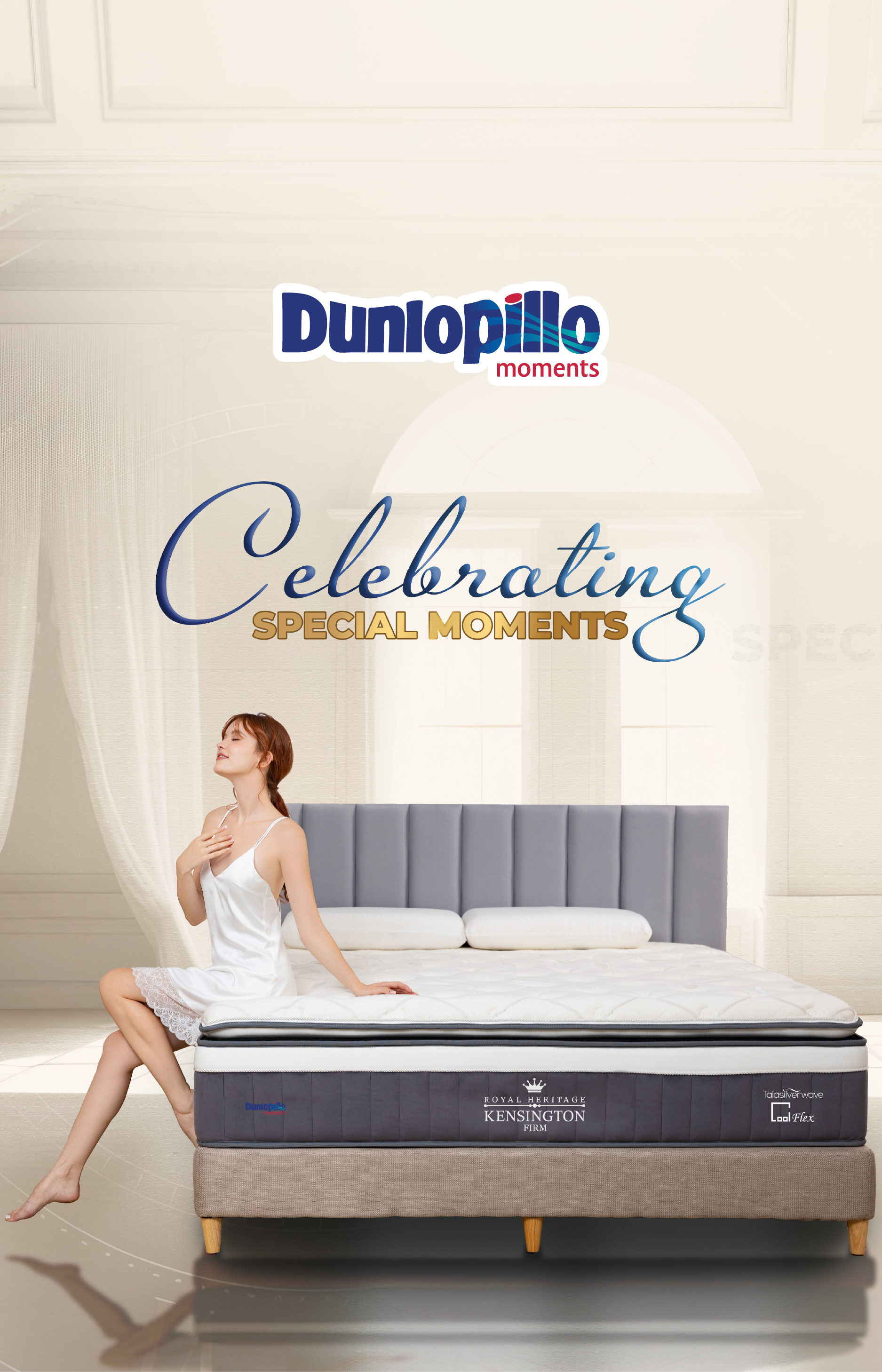 Nâng tầm trải nghiệm với đặc quyền dành riêng từ Dunlopillo.