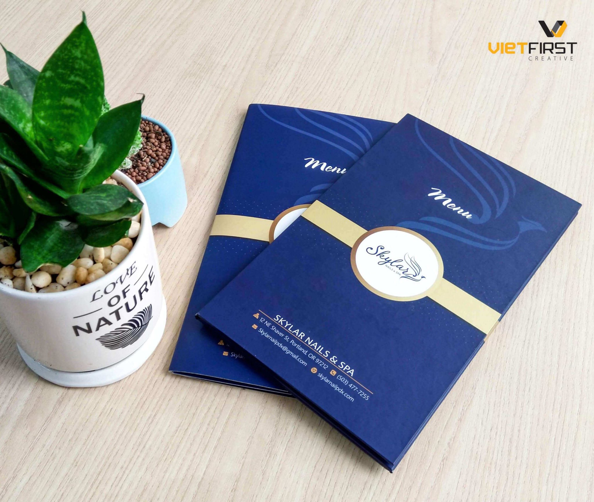thiết kê Menu Nails