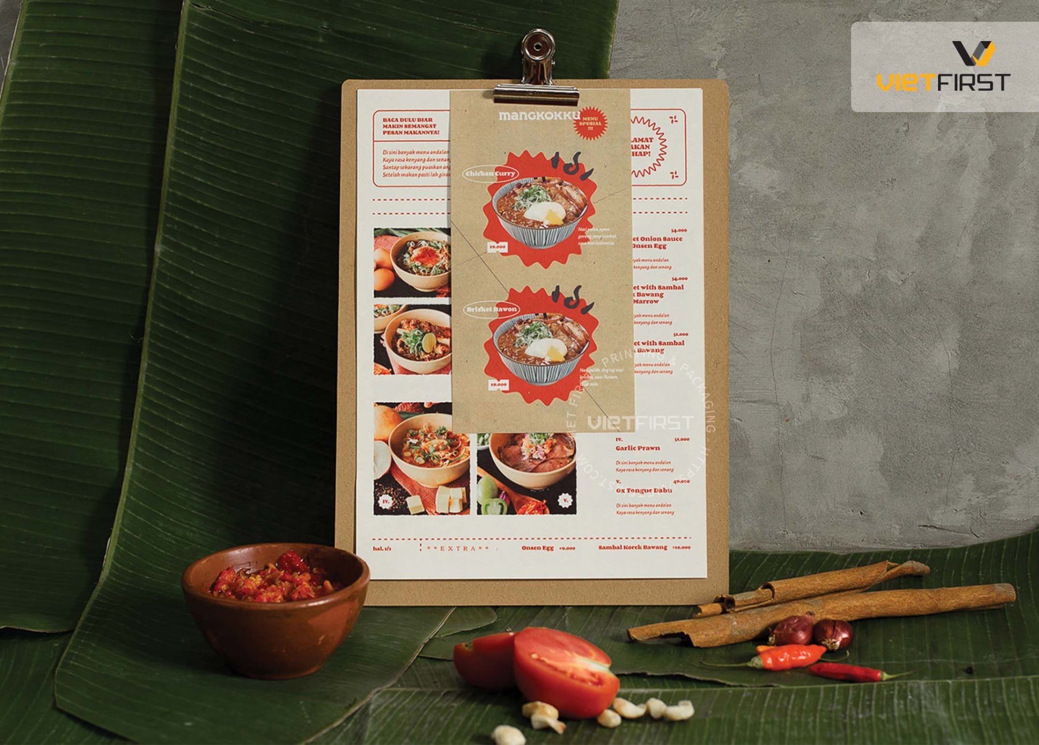 các loại menu có trên thị trường