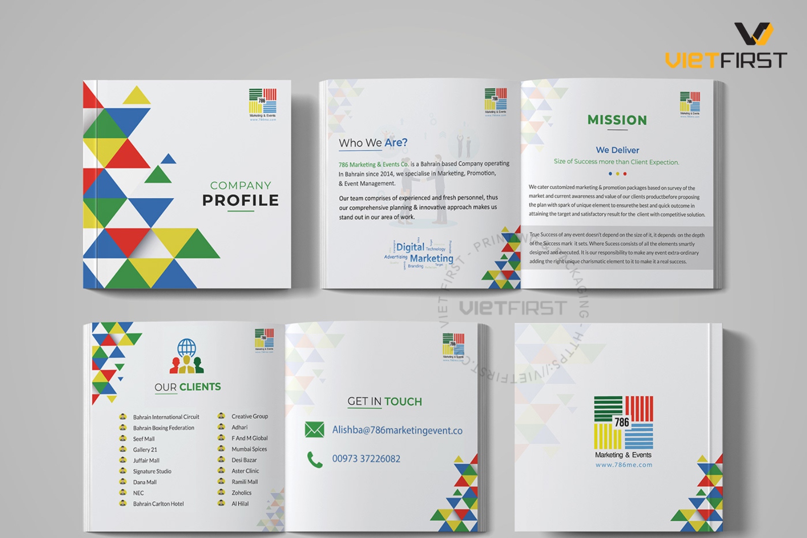 company profile dán gáy