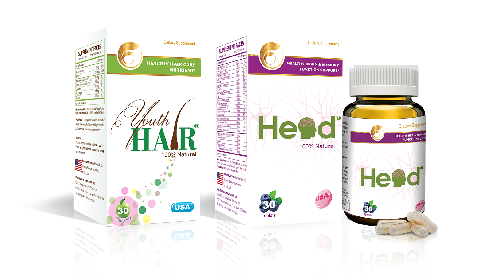 dự án THỰC PHẨM CHỨC NĂNG HEAD
