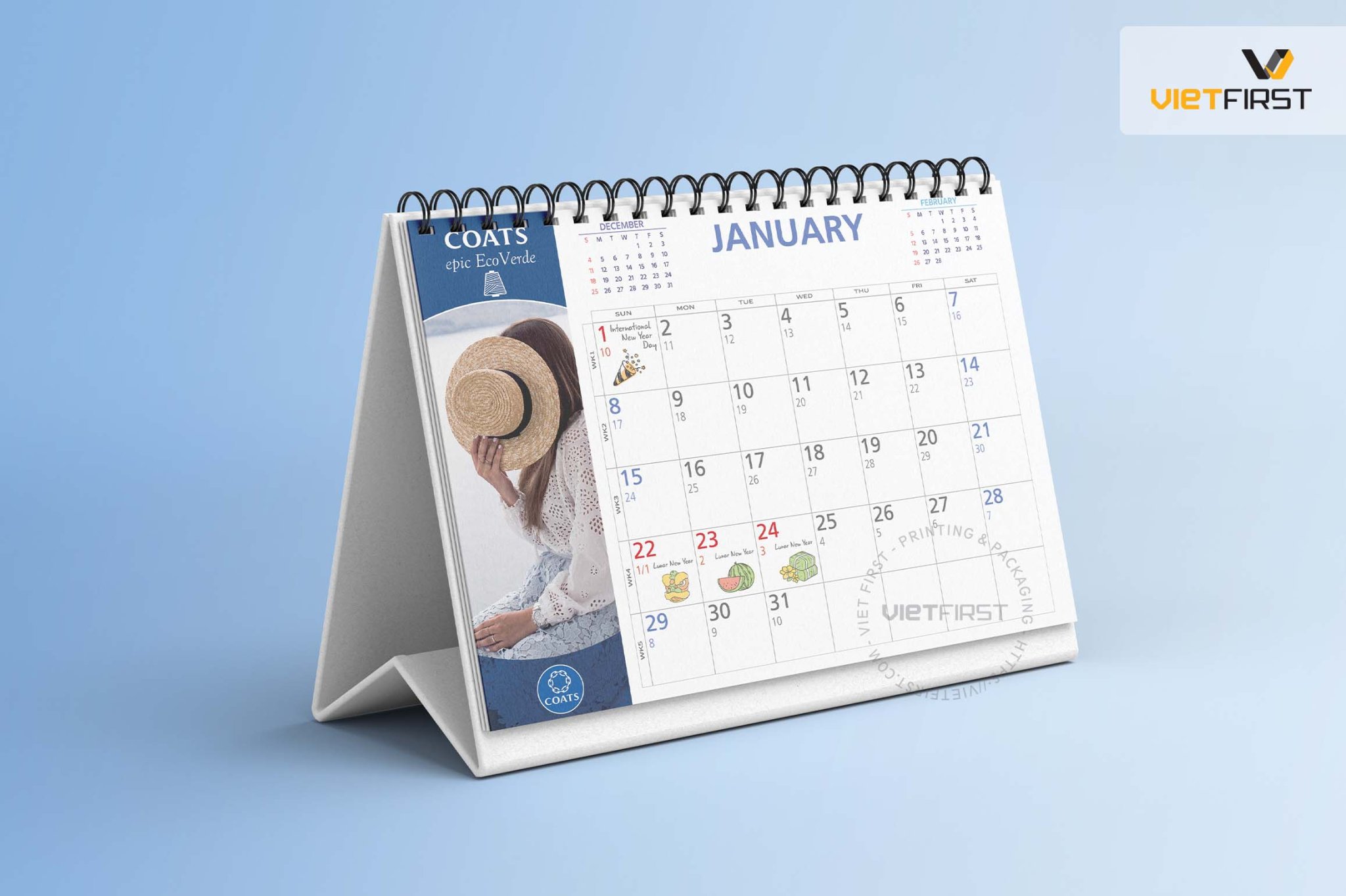 Mẫu thiết kế lịch 2023